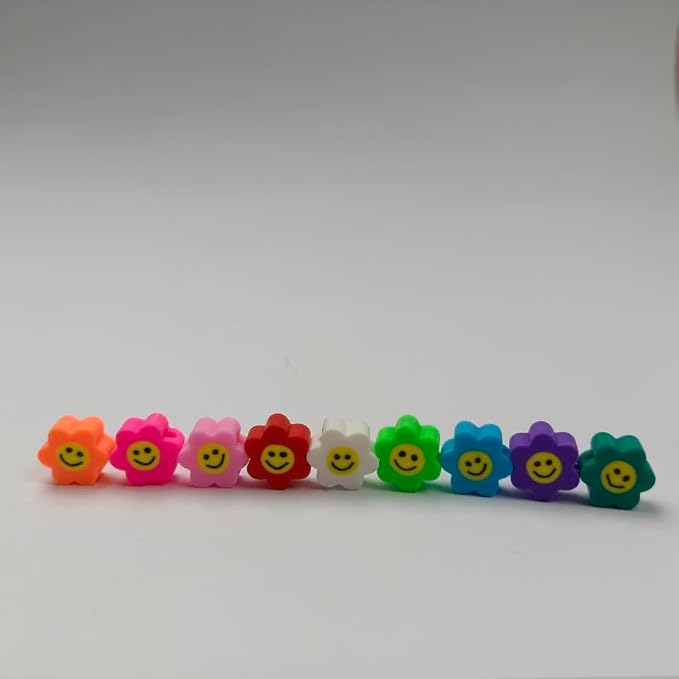 100pcs Mixed Polymer Clay Spacer Beads - Image 8
