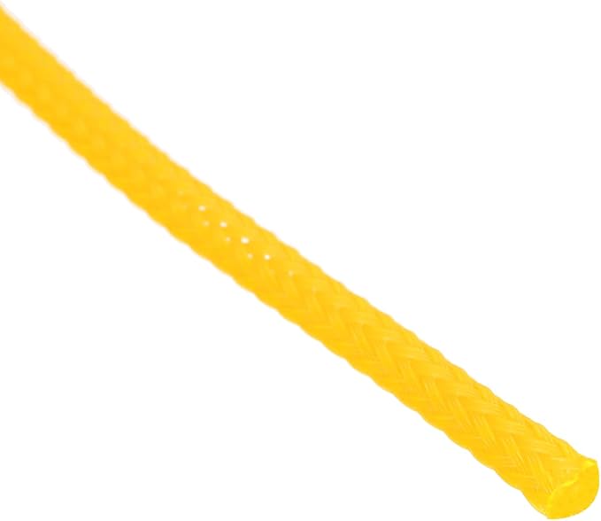 uxcell PET Expandable Sleeving 25ft 1/8" Yellow Cable Management Sleeve Cord - Image 2