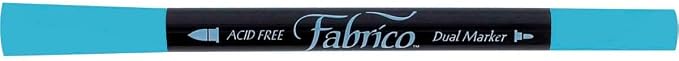 Tsukineko Dual-Ended Fabrico Marker Color-Fast, Sky Mist Blue - Image 3