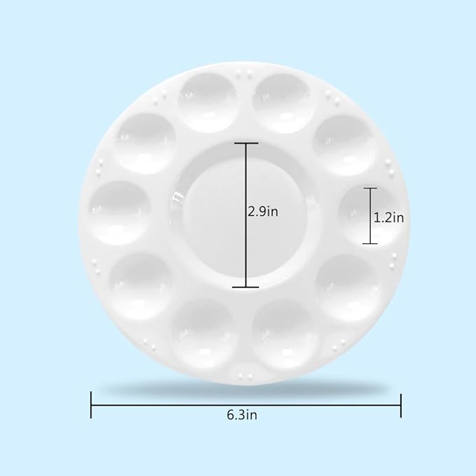 Hulameda 40pcs Art Paint Tray Palette - Image 4