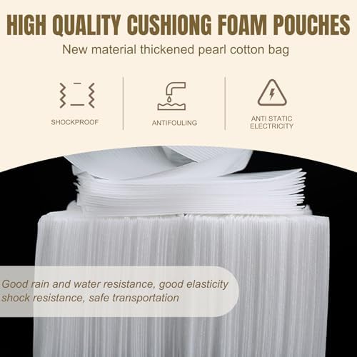 100 Pack 8'' x10'' Large Cushion Foam Pouches - Image 5