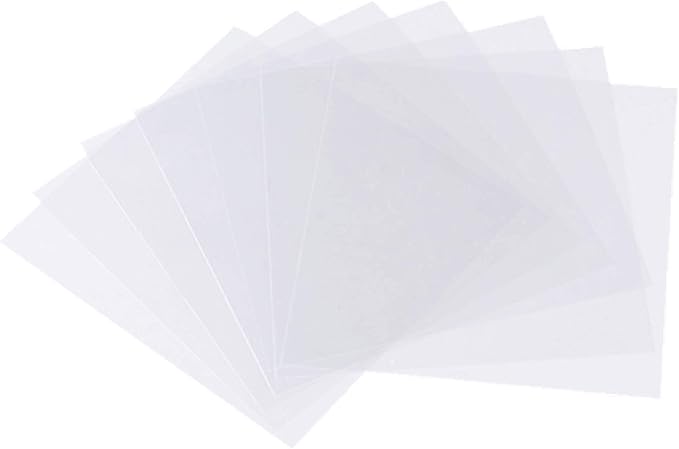 BANLTRE 15 Pieces 7.5 mil Transparency Blank Template Material Stencils Mylar - Image 8