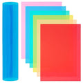 BENECREAT 24Pcs 6 Colors PVC Flexible Plastic Sheets, 11.8x8.3 Inch A4 Colored by BENECREAT