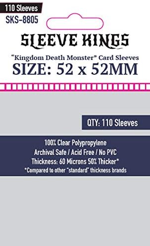 Sleeve Kings Kingdom Death Monster Card Sleeves 52 X 52 mm - Image 2