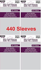 Sleeve Kings 8XL Sleeves 90 X 140 mm by SleeveKings
