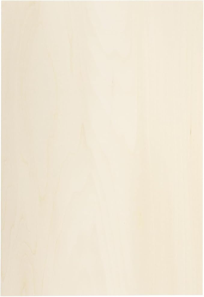 MECCANIXITY Basswood Sheet 11.8 x 8.7 x 0.16 Inch Unfinished Wood Boards Plywood by MECCANIXITY