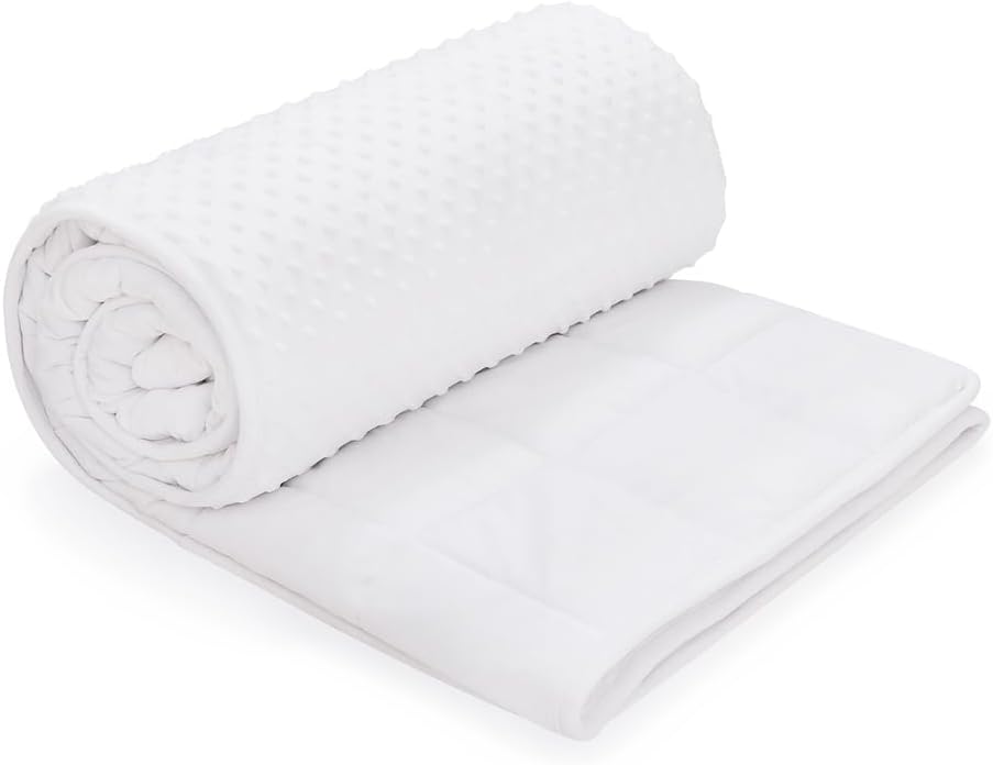 TONGDADA Minky Weighted Blanket | 60''x80'', 15lbs | Cozy and Soft Minky - Image 4
