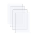 4 Pack 5x7 1/8" Clear Plexiglass Sheets by Langaelex
