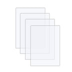 4 Pack 5x7 1/8" Clear Plexiglass Sheets by Langaelex