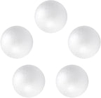 Crafjie 5-Pack 2.36Inch Craft Foam Balls White Smooth Polystyrene Foam Ball | by Crafjie