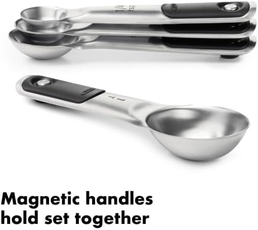 OXO Good Grips 4 Piece Stainless Steel Measuring Spoons - Image 3