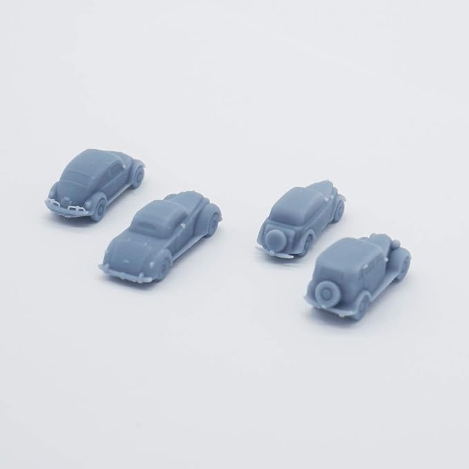 Outland Models Model Railroad Vintage Classic City Autos Cars Set 1:150 Scale N - Image 2