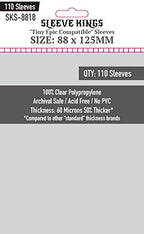Sleeve Kings Tiny Epic Compatible Sleeves 88 X125 mm - Image 2