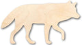 Unfinished Wood Wolf Shape Animal Wildlife Craft up to 46" DIY 18" / 1" by 24HourCrafts