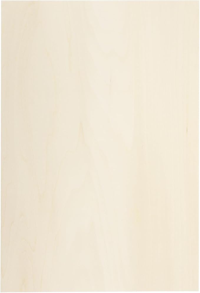 MECCANIXITY Basswood Sheet 11.8 x 8.7 x 0.2 Inch Unfinished Wood Boards Plywood by MECCANIXITY