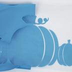 FUNKAKA Sky Blue HTV Heat Transfer Vinyl Rolls, Adhesive HTV Vinyl - Image 3