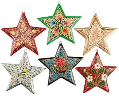 DERAYEE 100 Pcs Unfinished Wooden Stars Ornaments - Image 6