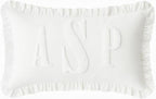 mia'spillow lab Monogrammed Custom Name Punch Needle Pillow, Personalized Pillow by MiasPillowLab
