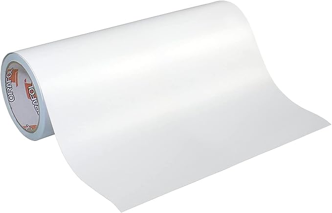 Roll of Matte Oracal 631 White Removable Vinyl Works by Orafol