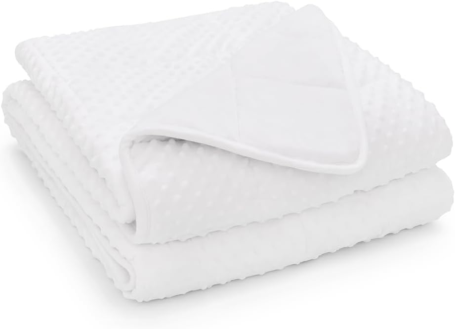 TONGDADA Minky Weighted Blanket | 40''x60'', 10lbs | Cozy and Soft Minky - Image 2