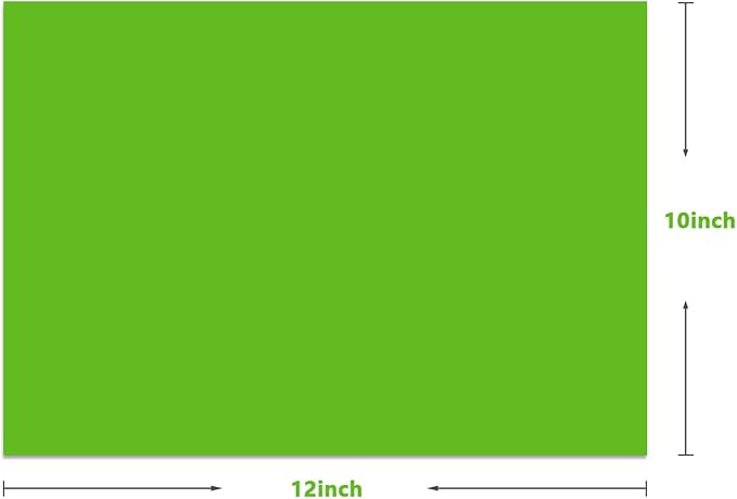 3D Puff Heat Transfer Vinyl, Neon Green, 3 Sheets 12inx10in | 3D Puffy Iron on - Image 2