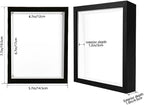 5x7 Small Shadow Box Frame Display Case, Display Case Box - Image 2