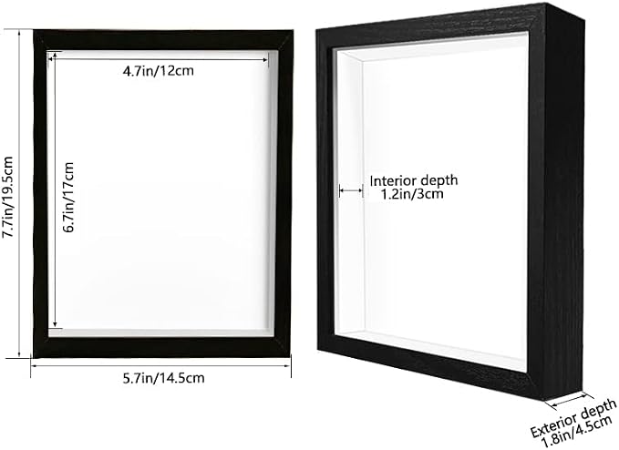 5x7 Shadow Box Frame Display Case - Image 2