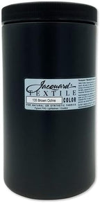 Jacquard Textile Color Brown Ochre by Jacquard