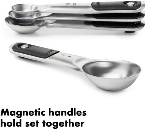 OXO Good Grips 4 Piece Stainless Steel Measuring Spoons - Image 3