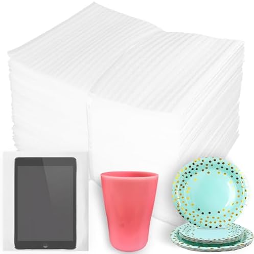50 Pack 10'' x12'' 0.5MM Cushion Foam Pouches by High-PQ