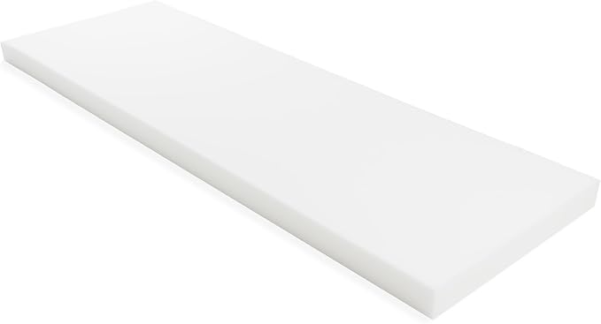 GoTo Foam 3" Height x 24" Width x 72" Length 44ILD Upholstery Cushion Made in - Image 3