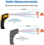 Etekcity Infrared Thermometer Laser Temperature Gun, -58℉~1382℉, D:S 16:1 | - Image 2