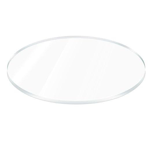 1 Pieces 1/4" Round Plexiglass Sheet, 12 Inch Diameter Clear Acrylic Circle - Image 2