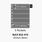 10Pcs Standard 9-Hole Double-Sided Album Inner Sheets Card Stamp Banknote - Image 2