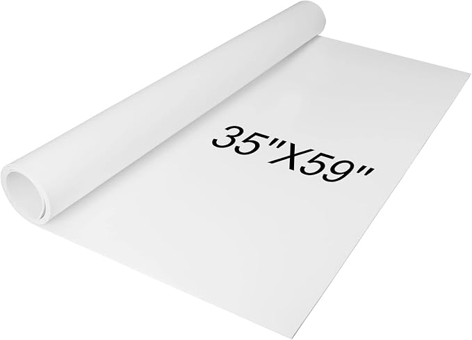 MEARCOOH EVA Foam Cosplay White 1mm Thick Large 35.5" x 59" Sheet Premium High - Image 2