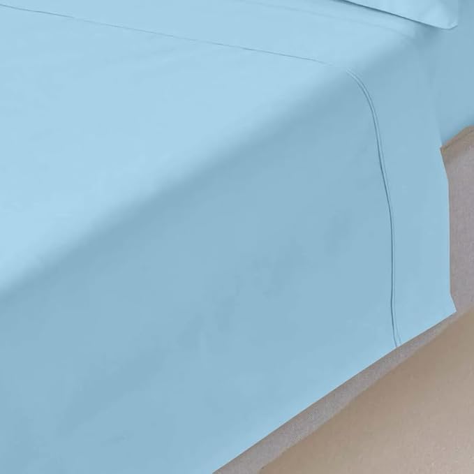 Mattress-Homes Full Size 100% Egyptian Cotton Top Sheet 1Pcs, Cool & Breathable by MattressHomes
