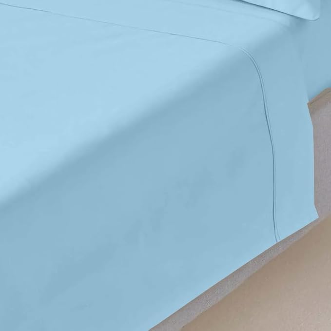 Mattress-Homes Twin-XL 100% Egyptian Cotton Top Sheet 1Pcs, Cool & Breathable by MattressHomes