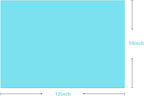Puff Vinyl Heat Transfer 3 Sheets 12"x10"-Pale Blue | 3D Puffy htv Iron on - Image 2