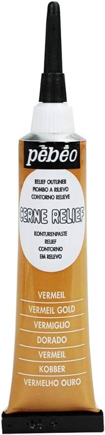 Pebeo Vitrau Outliner 0.7 fl oz, Vermeil Gold 460100 by Unknown