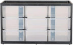 CRAFTSMAN Plastic Storage Organizer Bin System, 9 Compartment, Home Office by CRAFTSMAN