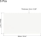 MECCANIXITY EVA Foam Sheets White 35.4 Inch x 19.7 Inch 2mm Thick Crafts Foam - Image 2