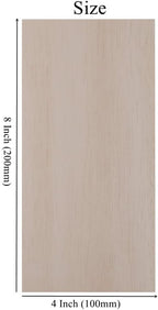12 Pack Balsa Wood Sheets 1/8 x 4 x 8 Inch Natural Wood Color Unfinished Wood - Image 4