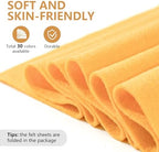 Butter Yellow Felt Fabric 36'' X 36'', 1.4mm Large Felt Sheets Soft Durable - Image 3