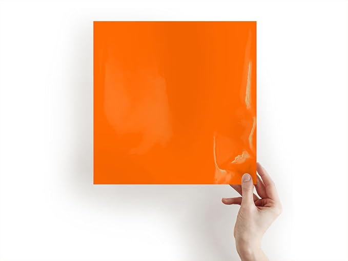 ORACAL 951 Pastel Orange Gloss Permanent Adhesive Vinyl Roll - Image 2
