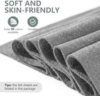 Dark Gray Felt Fabric 36'' X 36'', 1.4mm Large Felt Sheets Soft Durable Crafts - Image 3