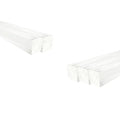 5Pcs Clear Acrylic Square Rods, 10mm x 300mm Transparent Plastic Dowel Sticks by HXymxkeqi