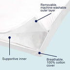 ACCURATEX Pillows Queen Size Set of 2, Hybrid Shredded Memory Foam Pillow - Image 5