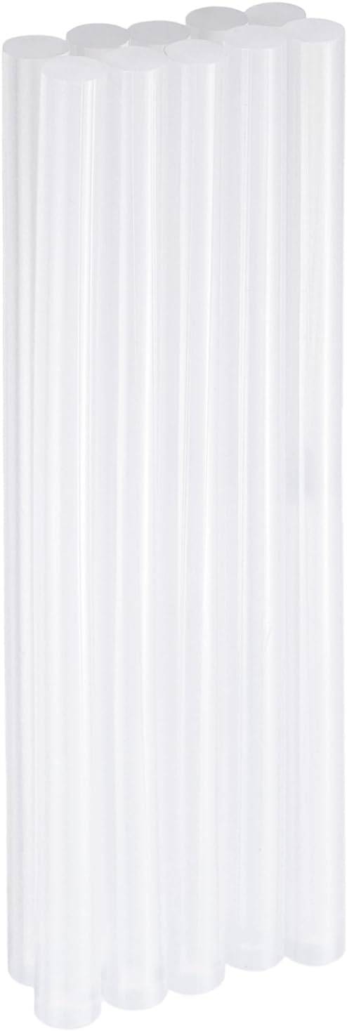 HARFINGTON 10pcs Hot Glue Sticks 0.43" Dia x 7.48" Long EVA Mini Hot Melt by HARFINGTON