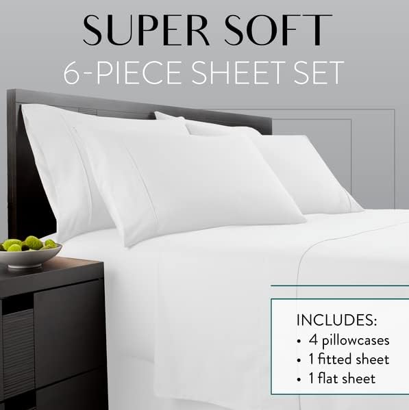 Danjor Linens Bed Sheet Set Cal King - Image 2