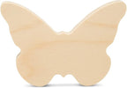 Wooden Butterfly Cutout 4-inch, 1/2 inch Thick, by Woodpeckers by Woodpeckers